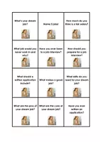 Vorschau - Aufgabenkarten - WORLD OF WORK Conversation Cards (More 4 Unit 4) Jobs, Dream Job - Seite 1