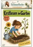Vorschau - Arbeitsblätter - Lesetexte Erstlesen im Garten – Lesetexte und Aufgaben für Klasse 1-2 Klasse 1 - Deckblatt