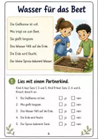 Vorschau - Arbeitsblätter - Lesetexte Erstlesen im Garten – Lesetexte und Aufgaben für Klasse 1-2 Klasse 1 - Seite 3