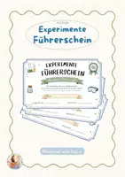 Vorschau - Stationenlernen - Experimentierführerschein für die Grundschule | 6 Stationen & Regeln zum Experimentieren - Seite 1