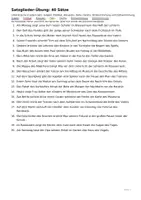 Vorschau - Arbeitsblätter - Satzglieder | Deutsch - Klasse 4 - Deckblatt