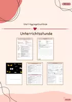 Vorschau - Stundenentwürfe - Unterrichtsstunde Start Aggregatzuständen - Deckblatt
