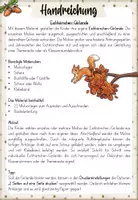 Vorschau - Mal- und Bastelvorlagen - Eichhörnchen - Girlande | Bastelvorlagen für den Sachunterricht & Kunstunterricht - Seite 1
