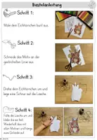 Vorschau - Mal- und Bastelvorlagen - Eichhörnchen - Girlande | Bastelvorlagen für den Sachunterricht & Kunstunterricht - Seite 2