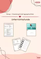 Vorschau - Stundenentwürfe - Aggregatzustandsänderungen - ganze Unterrichtsstunde! - Deckblatt
