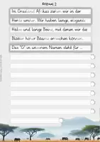 Vorschau - Unterrichtsreihen - Abschreibübung Tierrätsel in Grundschrift - Seite 2