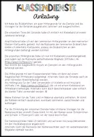 Vorschau - Poster - Klassendienste (Dienste in der Klasse) im Boho-Stil - Seite 1