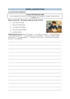 Vorschau - Arbeitsblätter - Jobs, Workplace, Application - Writing Prompts - More 4 Unit 4 World Of Work - Seite 3