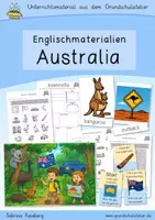 Vorschau - Unterrichtsreihen - Australia (Englisch, Grundschule, Australien) - Deckblatt