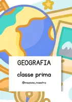 anteprima - Esercizi - GEOGRAFIA CLASSE PRIMA PRIMARIA - Pagina di copertina