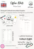 Vorschau - Arbeitsblätter - Coding in English - Picture Cards: Coding Vocabulary - Deckblatt