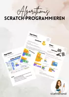 Vorschau - Arbeitsblätter - Algorithmus - Scratch programmieren - Deckblatt