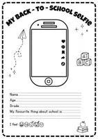 Προεπισκόπηση - Φύλλα εργασίας - Back-to-School Selfie Worksheet | First Day Activity - Σελίδα 1