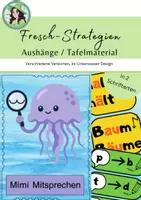 Vorschau - Poster - Fresch Strategien Tafelmaterial Unterwasser Aushang / Rechtschreibstrategien - Deckblatt