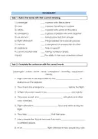 Vorschau - Arbeitsblätter - FLIGHT ATTENDANT Reading Comprehension More 4 Unit 4 WORK + JOBS - Seite 2