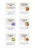 Vorschau - Spiele - Lesespiel "Ich habe ... wer hat?" - Klasse 2 - 4 Tierrätsel - Seite 1