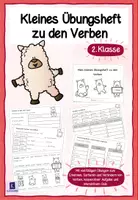 Vorschau - Unterrichtsreihen - Verben in der 2. Klasse – Kleines Übungsheft mit Partneraufgabe & interaktivem Quiz - Seite 1