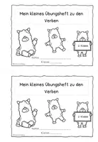 Vorschau - Unterrichtsreihen - Verben in der 2. Klasse – Kleines Übungsheft mit Partneraufgabe & interaktivem Quiz - Seite 3