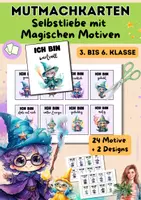 Vorschau - Anderer Materialtyp - Mutmachkarten Kleine Zauberer | Positive Affirmationen für Selbstvertrauen | Klasse 3–6 - Deckblatt