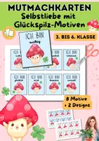 Vorschau - Anderer Materialtyp - Materialpaket Mutmachkarten | Verschiedene Designs mit positiven Affirmationen für Schüler:innen | Klasse 3–6 - Seite 1