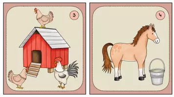 Vorschau - Arbeitsblätter - Lesespaziergang Bauernhof 4-fach differenziert Kl.1-4 - Seite 2