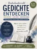 Vorschau - Stundenentwürfe - Gedichtanalyse „Form & Klang" – Reimschema, Kadenz, Metrum - Deckblatt