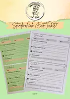 Vorschau - Arbeitsblätter - Stundencheck (Exit-Ticket) - Deckblatt