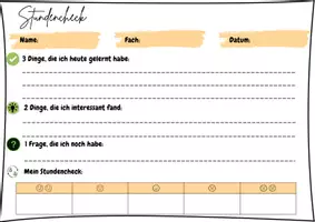Vorschau - Arbeitsblätter - Stundencheck (Exit-Ticket) - Seite 3