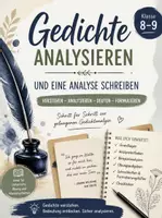 Vorschau - Stundenentwürfe - Klassenarbeit Gedichtanalyse mit Erwartungshorizont - Deckblatt