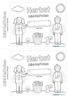Vorschau - Arbeitsblätter - Mini-Heftchen: Herbst - 3. Klasse (25 Arbeitsblätter) - Seite 1