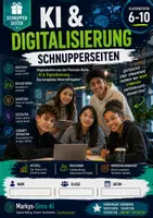 Vorschau - Unterrichtsreihen - Künstliche Intelligenz & Digitalisierung Gruppenarbeit Schnupperseiten FREEBIE - Deckblatt