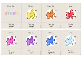 Vorschau - Spiele - Colours (Farben): I have who has - Seite 1