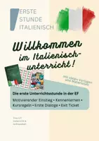 Vorschau - Mal- und Bastelvorlagen - Italienisch EF – Die erste Unterrichtsstunde - Deckblatt