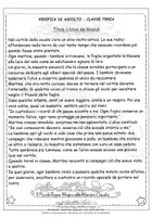 anteprima - Esercizi - VERIFICA FINALE di ITALIANO - CLASSE TERZA - Pagina 1