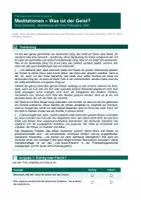 Vorschau - Arbeitsblätter - Descartes - Geist, Körper und Bewusstsein - Seite 1