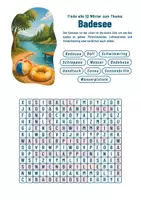 Vorschau - Arbeitsblätter - Suchsel - Sommer (inkl. Lösungen) - Seite 2