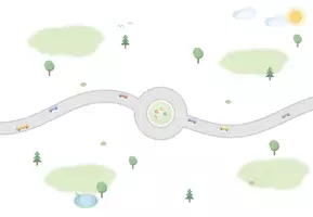 Vorschau - Fördermaterial/Inklusion - Mein Lernweg - editierbare Lernlandkarten! 13 Straßennetze - Seite 3