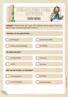 Vorschau - Arbeitsblätter - Personen der Antike - Sokrates - Seite 3