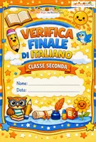 anteprima - Esercizi - VERIFICA FINALE di ITALIANO - CLASSE SECONDA - Pagina di copertina