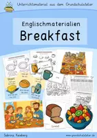 Vorschau - Arbeitsblätter - Breakfast (Englisch, Grundschule, food & drinks) - Deckblatt