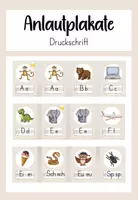 Vorschau - Poster - Anlautplakate Druckschrift - Deckblatt