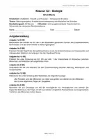 Vorschau - Arbeitsblätter - Materialpaket: Klausuren Evolution - Seite 1