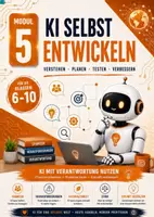 Vorschau - Stundenentwürfe - Künstliche Intelligenz selbst entwickeln Modul 5 Jg. 6-10 - Deckblatt