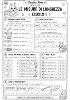 anteprima - Esercizi - Le Misure di Lunghezza - Schede DSA Classe 3ª - Bruco Curioso - Pagina 2