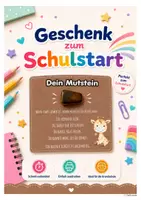 Vorschau - Mal- und Bastelvorlagen - Geschenk Schulstart Mutstein - Deckblatt