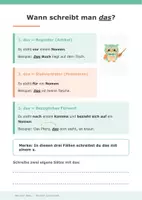 Vorschau - Arbeitsblätter - das dass Klasse 4 - Seite 1