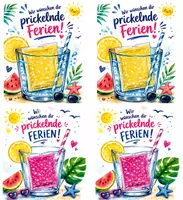 Vorschau - Bildkarten - Prickelnder Feriengruß - Seite 1