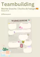Vorschau - Arbeitsblätter - Warme Dusche Schuljahresende - differenziert - Spanisch - Klasse 9-12 - Arbeitsblatt - Deckblatt