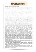 Vorschau - Arbeitsblätter - Sachtext Speziesismus für Klass 9-10 - Seite 1