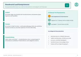 Vorschau - Stundenentwürfe - Mathe UV Klasse 6 Diagnose Teil1 - Seite 1